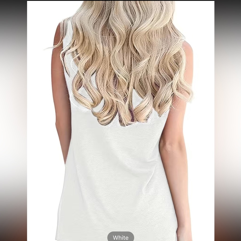 🩷 Boutique Live By The Sun Sleeveless Tee - Picture 3 of 3